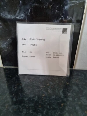 VERY RARE!!   UK  2 TRACK CD   PROMO  "TROUBLE & THIS OLE HOUSE" SHAKIN STEVENS Foto 1 de 3