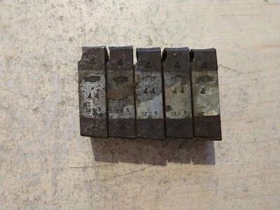 SET OF OSTER 44 SERIES DIE TEETH - 4" NPT - Image 1 of 4