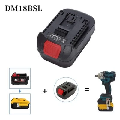 Adaptador Para Batería Dewalt Milwaukee 20V Li-Ion Convertir a Bosch 18V Li-Ion Foto 1 de 4