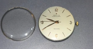 Mouvement ZENITH AUTOMATIQUE, calibre 133.8, FONCTIONNE PARFAITEMENT + verre - Picture 1 of 11