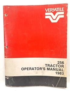 USED OLD STOCK OPERATORS MANUAL FOR VERSATILE 256 TRACTORS 74778 - Bild 1 von 3