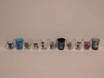 Lote de 11 vasos de chupito Disney y Marvel leer descripción!!!!!!!!!!! Foto 1 de 4