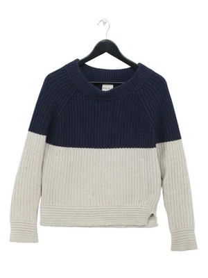 Reiss Women's Jumper XS Blue Wool with Acrylic Round Neck Pullover - Image 1 of 4