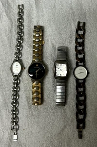 Konvolut von vier ungeprüften Damenarmbanduhren - Bild 1 von 10