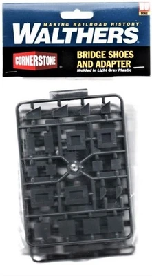 Walthers 933-4559 HO Scale Bridge Shoes & Adapter Assortment Kit - Image 1 of 2