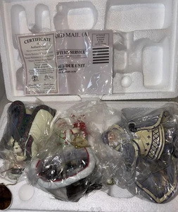 Thomas Kinkade Old World Santa Ornament Collection Ashton Drake Galleries Set #7 - Picture 1 of 7