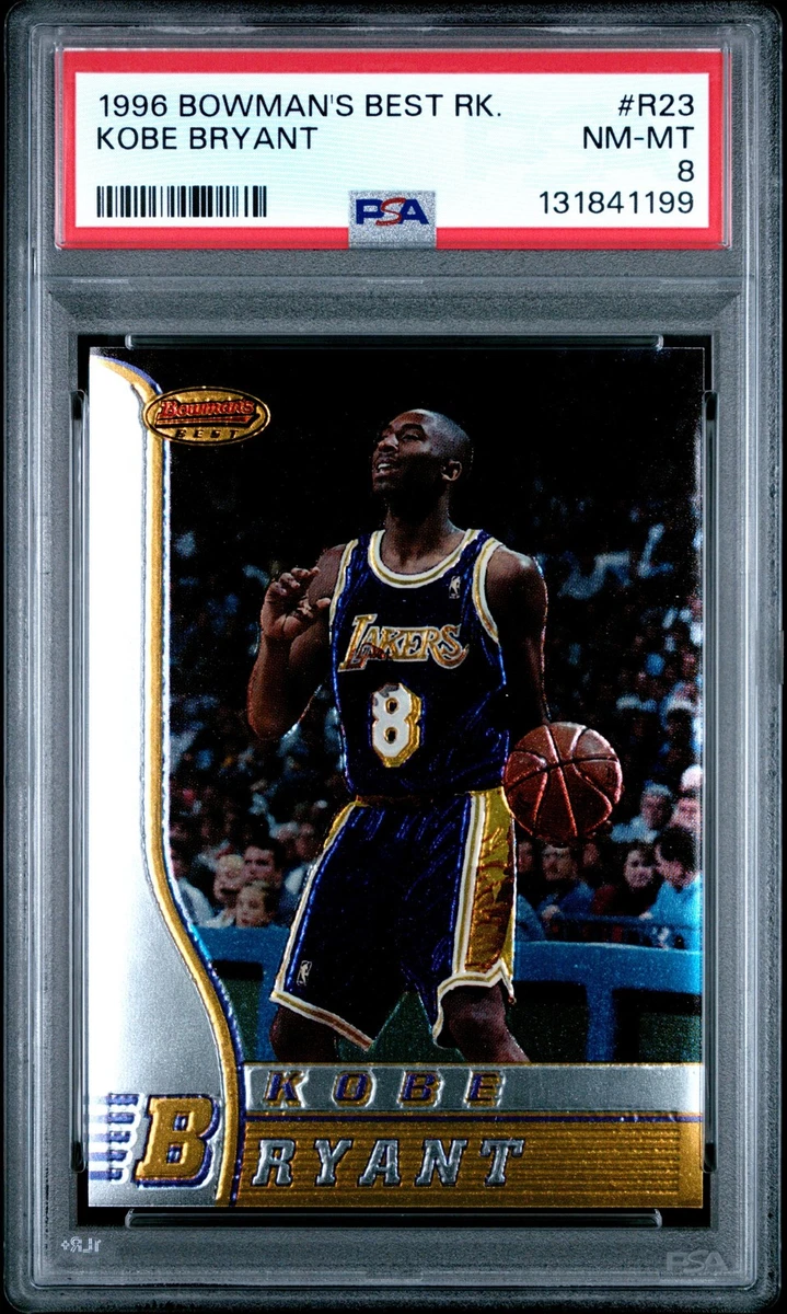 【A24】 NBA カード Kobe Bryant topps RC PSA8 Kobe Bryant Basketball Grade 8 Rookie Sports Trading Cards