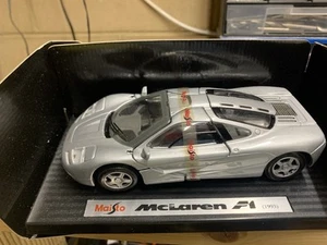 Maisto Supercar Collection | McLaren F1 Roadcar box worn from age - Picture 1 of 4