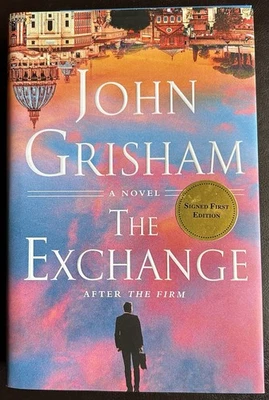 The Exchange: After the Firm, Grisham SIGNED 1st/1st HC/DJ in mylar 2023 - Image 1 of 4