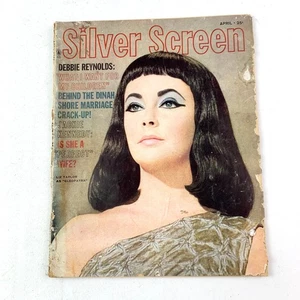 Silver Screen Magazine April 1962 Vol 28 No 4 Liz Taylor Cleopatra Debbie - Picture 1 of 4