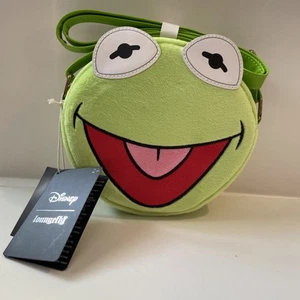 Disney The Muppets Kermit Loungefly Crossbody Bag BNWT - Picture 1 of 9