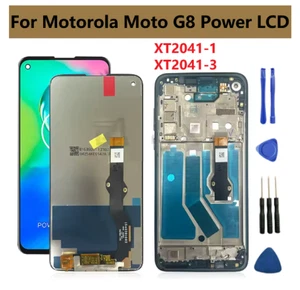 Conjunto táctil digitalizador de pantalla de repuesto LCD Power OEM para Motorola Moto G8 - Imagen 1 de 3