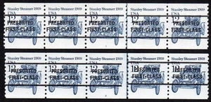 2132a 12c Stanley Steamer car #1 & 2 gap LG PS5 MNH - Picture 1 of 1