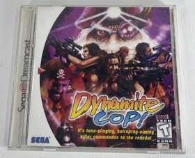 Dynamite Cop (Sega Dreamcast, 1999) CIB Complete With Manual TESTED