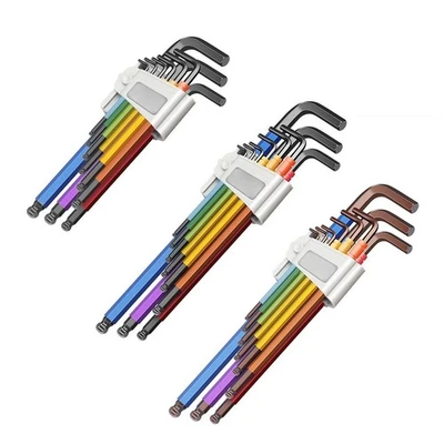 Professional Hex Key Wrench Screwdriver Set with Comfortable Ergonomic Handle - Image 1 of 4