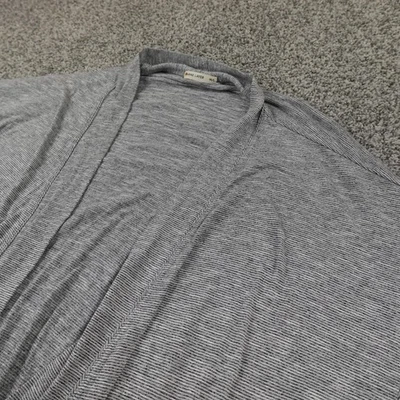 Marine Layer Cardigan Womens L Gray Belted Kimono Open Front Wrap Sweater Duster - Image 1 of 4