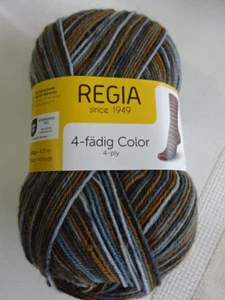 100g Regia color- Fb. 7710  eiszapfen- 4-fach/4-fädig -Sockenwolle Schachenmayr - Bild 1 von 2