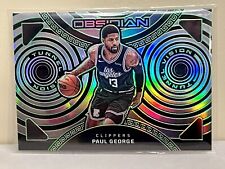 2022-23 Panini Obsidian Paul George Tunnel Vision Electric Etch Green 06/25 - #7