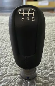 30759051 POMELLO MANOPOLA CAMBIO IN PELLE CON INTARSIO V50 S40 (04), C30 VOLVO - Picture 1 of 5