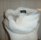 Pure Collection Cream Faux Fur Snood, Neck Warmer, Infinity Scarf  New Tags