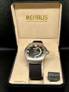 SALE Rare Benrus Watch, BN550 195 PC32, S/Steel Quartz Original Box & Warranty. - Picture 1 of 24