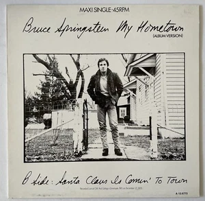 Bruce Springsteen My Hometown/Santa Claus Is Comin' To Town (Live) 12" 45 XMAS - Foto 1 di 4