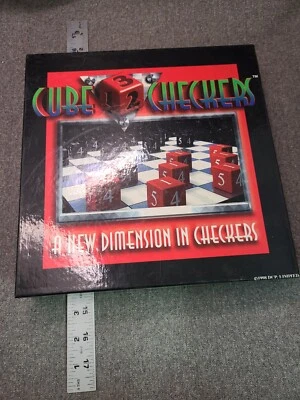 Cube Checkers Game A New Dimension in Checkers 1998 100% Complete - Image 1 of 4