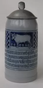 Sehr seltener Jugendstil-Krug Franz Ringer f. R. Merkelbach - Bild 1 von 7