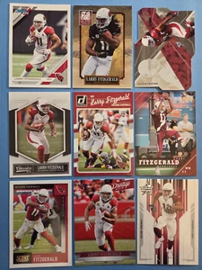 LARRY FITZGERALD 9 Card Lot SPx Upper Deck Donruss Arizona Cardinals Collection - Picture 1 of 4
