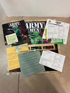 Army Men PC Game 1998 3DO Company-NO DVD/DISCHI-MANUALE E LAVORO CARTACEO MOSTRATO SOLO - Foto 1 di 10