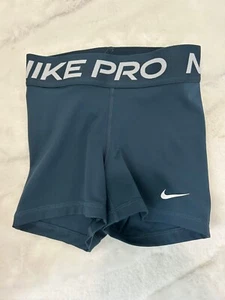 Nike Pro Girl’s Blue Shorts Size XXS - Picture 1 of 3