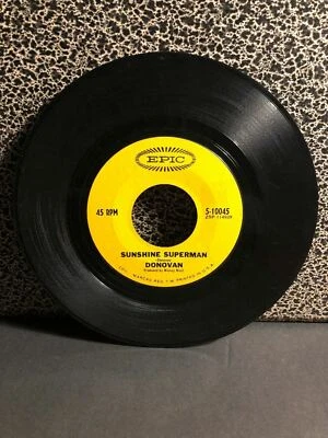 DONOVAN 45RPM 7” Single Epic Records “Sunshine Superman” (J150) - Image 1 of 4