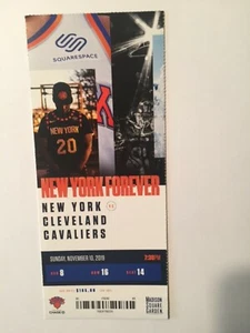 Boleto de los New York Knicks vs Cleveland Cavaliers 10 de noviembre de 2019 - Imagen 1 de 1