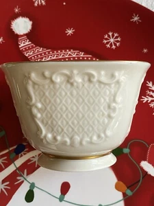 Lenox Bonboniere Canterbury eckig mit Goldrand Vintage Porzellan - Bild 1 von 6