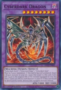 YGO-4x-Near Mint-Cyberdark Dragon - SDCS-EN045 - Common - 1st Edition-SD: Cyber - Picture 1 of 1