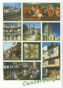 Canterbury, multi view colour postcard, posted 2006 - Picture 1 of 2