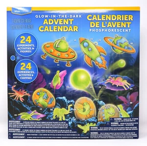 BLUE MARBLE GLOW-IN-THE-DARK ADVENT CALENDAR CABGIDADVENT 24 ACTIVITIES - NEW! - Picture 1 of 2