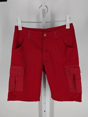 Visvim Japan Red Denim Chino Polka Dot Cargo Shorts Medium 30" Avantgarde  - Image 1 of 4