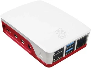 Official Raspberry Pi 4 Case, Red and White BRAND NEW FREE DELIVERY - Picture 1 of 1