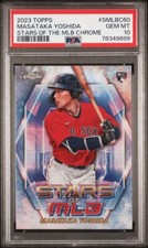 2023 Topps Masataka Yoshida Chrome Stars of the MLB Insert RC #SMLBC60!  PSA 10!