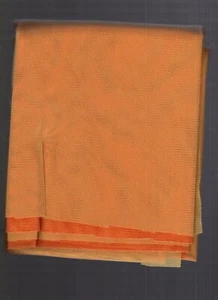1 7/8 yard fabric double mesh orange gold 100% polyester 60" wide - Picture 1 of 1