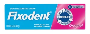 Original Fixodent Prothesenkleber 40 g -  für Voll- und Teilzahnersatz - Bild 1 von 2