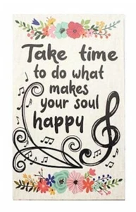 "Take Time" - Holztafeln 6" x 4" - können hängen oder sitzen  - Bild 1 von 1