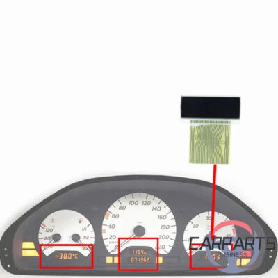 Cuadro de instrumentos derecho pantalla LCD para Mercedes Benz 1998-2002 SLK R170 Foto 1 de 2
