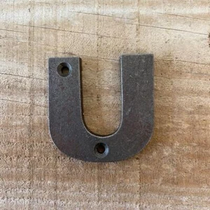 Cast Iron Letters 'U' - Rustic Signs - House Signs -Alphabet Letters - 5cm /2 (" - Picture 1 of 3