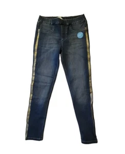 Carter's Gold Striped Jeans For Girls Size 10 - Picture 1 of 1