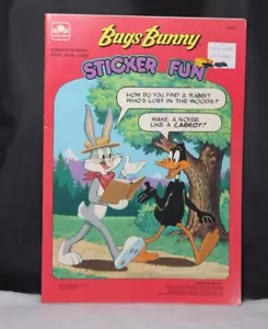 Bugs Bunny NEW STICKER FUN COLORING BOOK Vintage 1990 Looney Tunes Daffy Duck - Picture 1 of 7