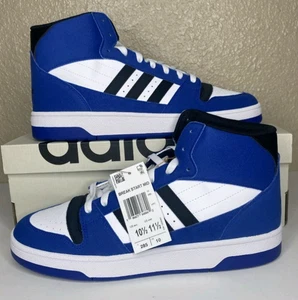 Adidas Break Start Mid Herren # 9 blau weiß IH7970 Basketball Leder Mode - Bild 1 von 10