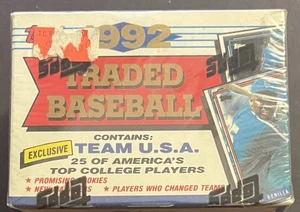 COMPLETE 1992 TOPPS TRADED SEALED 132 CARD FACTORY SET RC NOMAR GARCIAPARRA - Picture 1 of 3