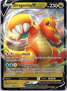 Dragonite V SWSH154 SWSH: Sword & Shield Promo Cards Holo - Picture 1 of 2